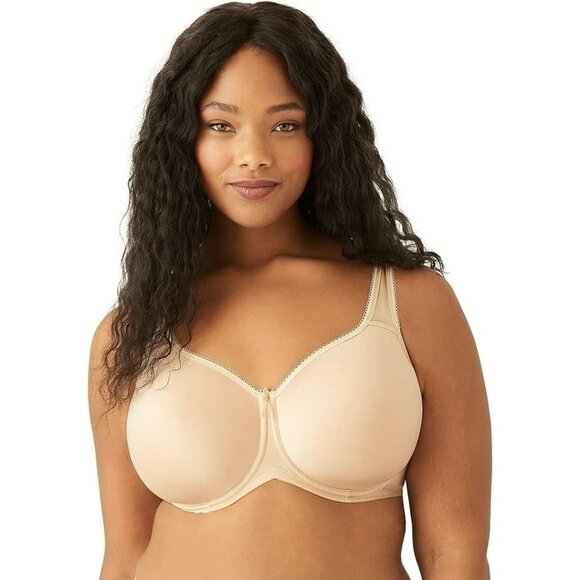 Wacoal Women's Size 44DDD Sand Beige Basic Beauty Contour T-shirt Bra - Picture 1 of 2